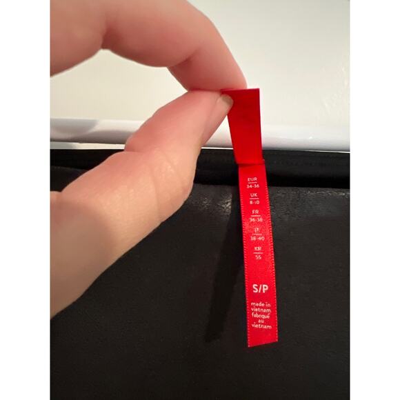 SPANX faux leather high waisted moto leggings size small - Picture 4 of 6